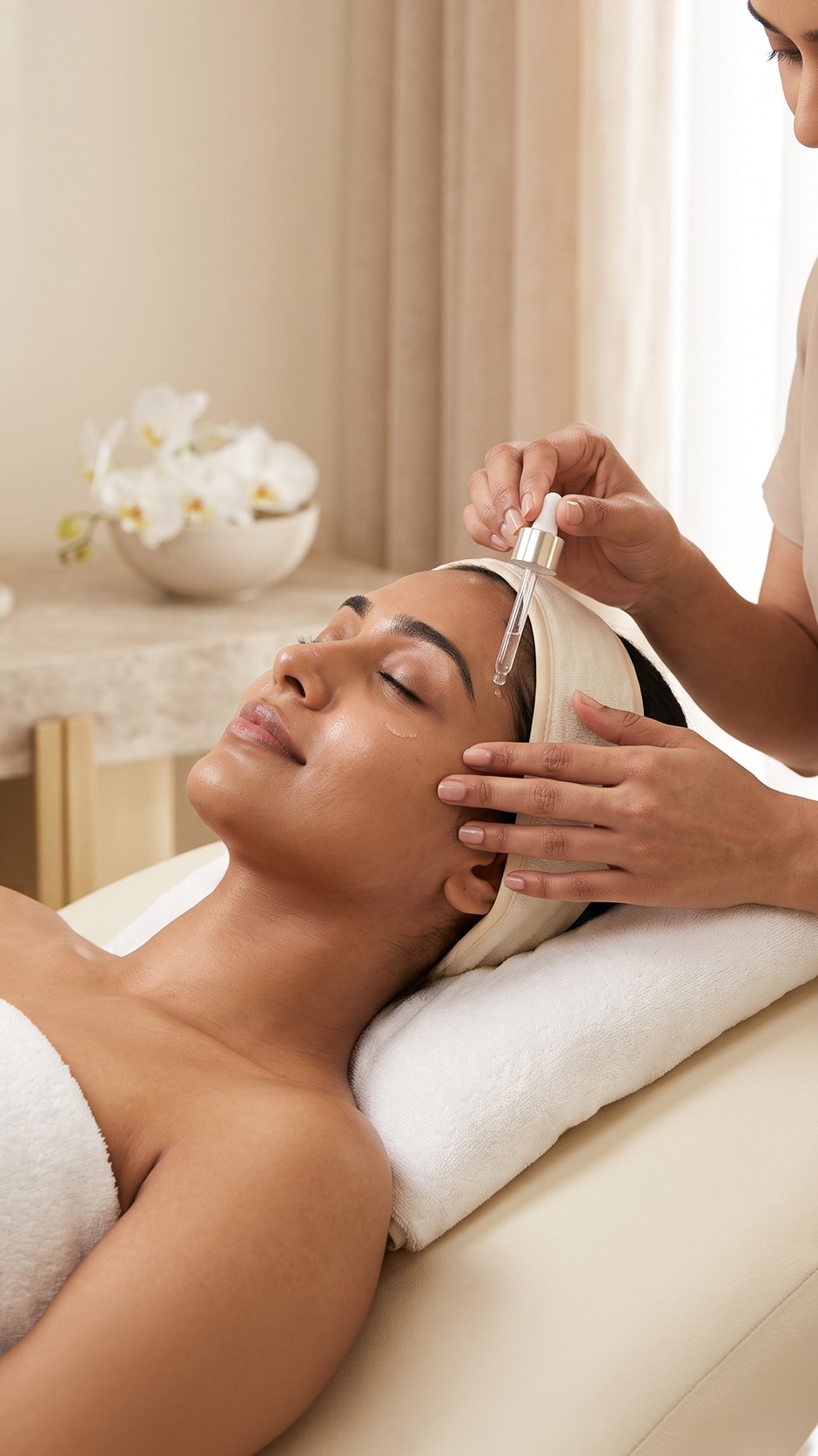 Gentle facial skincare ritual and radiant skin therapy at S for Swag Kochi